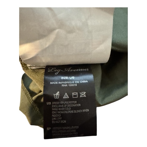 Top Gun Green Dress with Patches - Picture 7 of 7